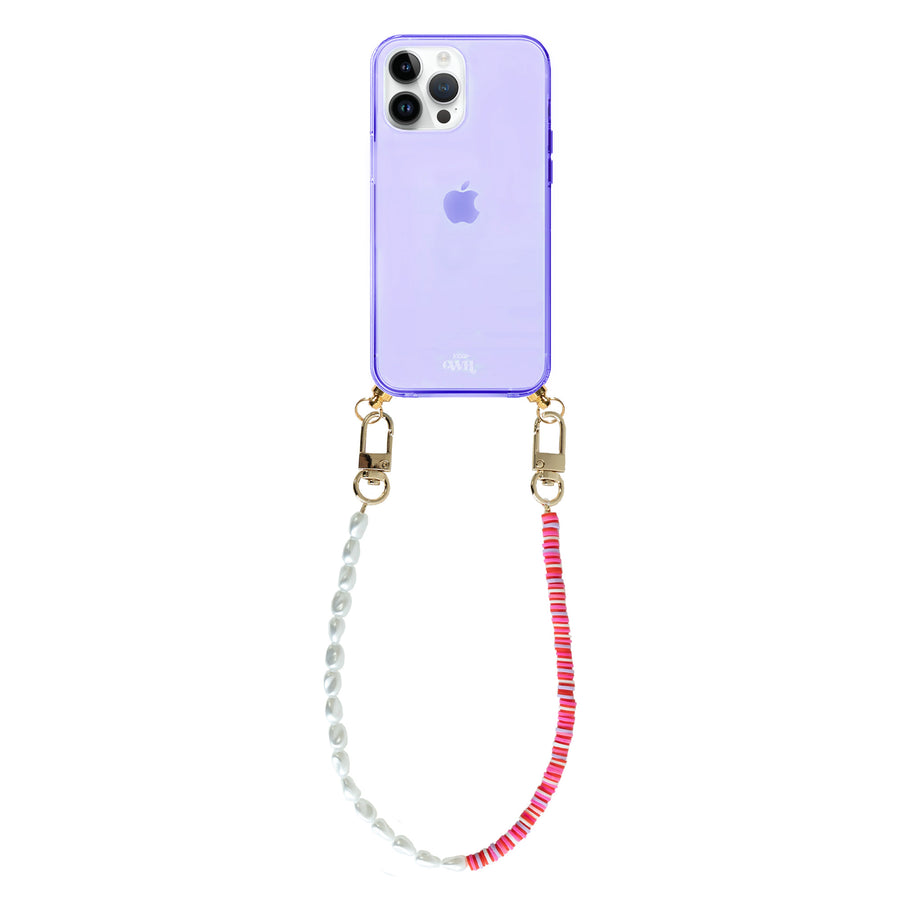 xoxo Wildhearts iPhone 14 Pro - Island Girl Cord Case Purple - Short ...