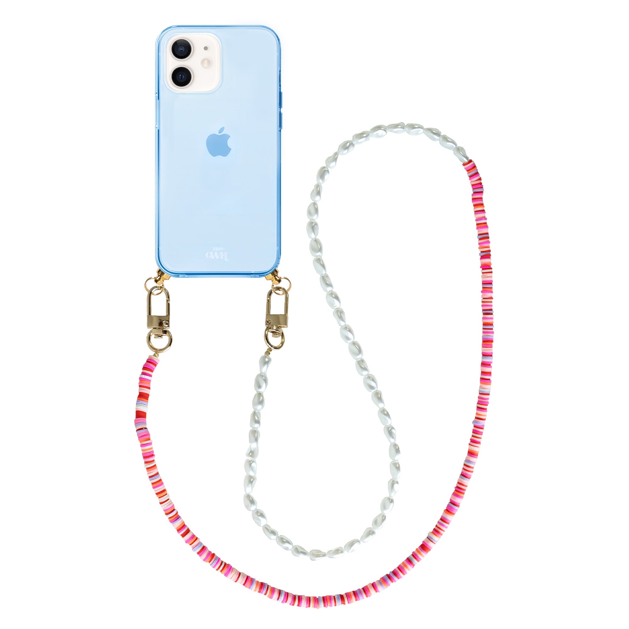 xoxo Wildhearts - iPhone 11 - Island Girl Cord Case Blue - Long Cord