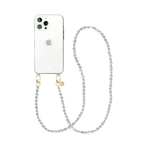 xoxo Wildhearts - iPhone 11 Pro - Pearlfection Transparant Cord Case - Long cord