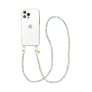 xoxo Wildhearts - iPhone 11 Pro Max - Pearlfection Transparant Cord Case - Long cord