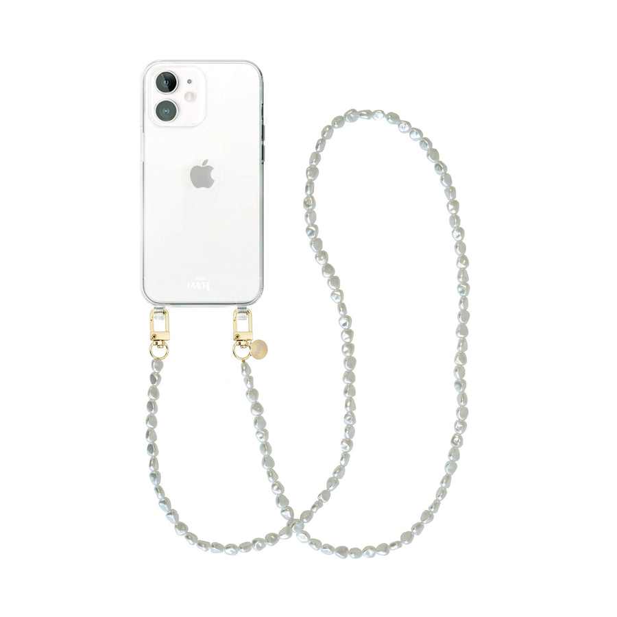 iPhone 11 - Pearlfection Transparant Cord Case - Long cord