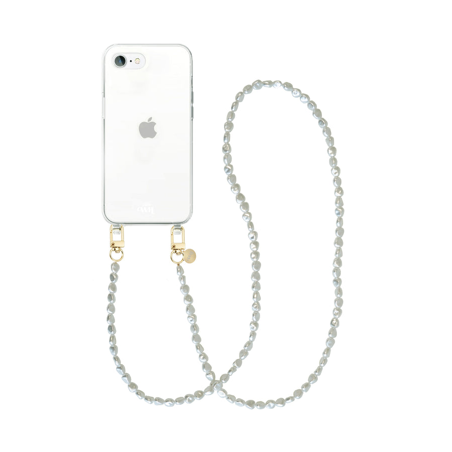 iPhone 7/8 Plus - Pearlfection Transparent Cord Case - Long Cord
