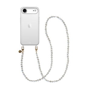 xoxo Wildhearts iPhone 17 Air - Pearlfection Transparant Cord Case - Long cord