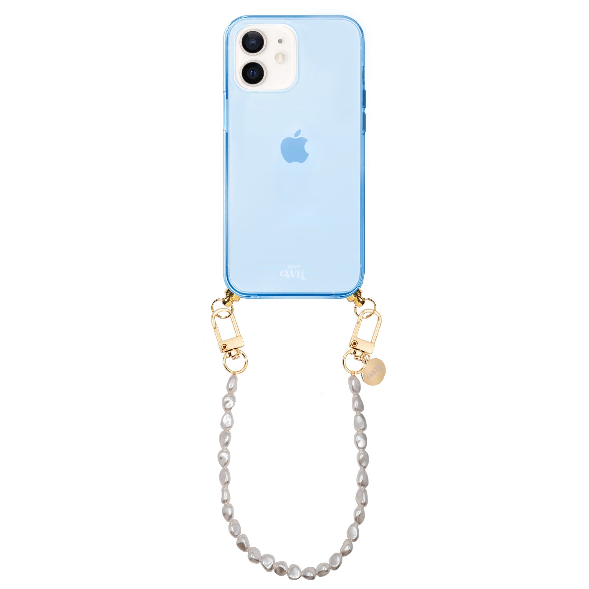 xoxo Wildhearts - iPhone 11 - Pearlfection Cord Case Blue - Short Cord