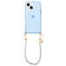 iPhone 13 - Pearlfection Cord Case Blue - Short Cord
