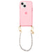 iPhone 14 - Pearlfection Cord Case Pink - Short Cord
