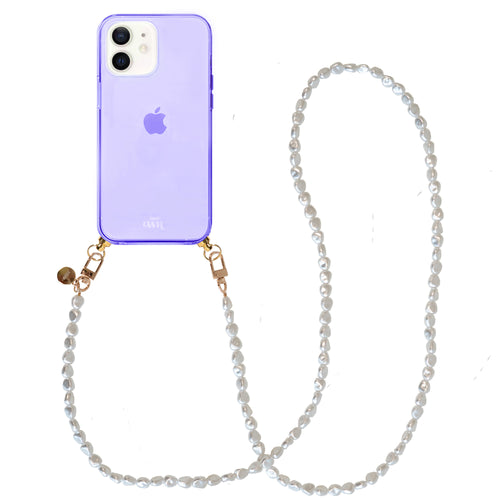 xoxo Wildhearts - iPhone 11 - Pearlfection Cord Case Purple - Long Cord