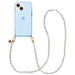 iPhone 15 - Pearlfection Cord Case Blue - Long Cord