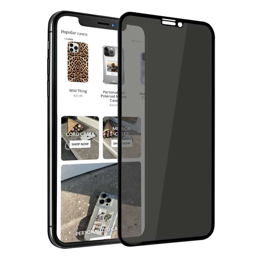 xoxo Wildhearts - iPhone Screen Protector (Privacy Glas)