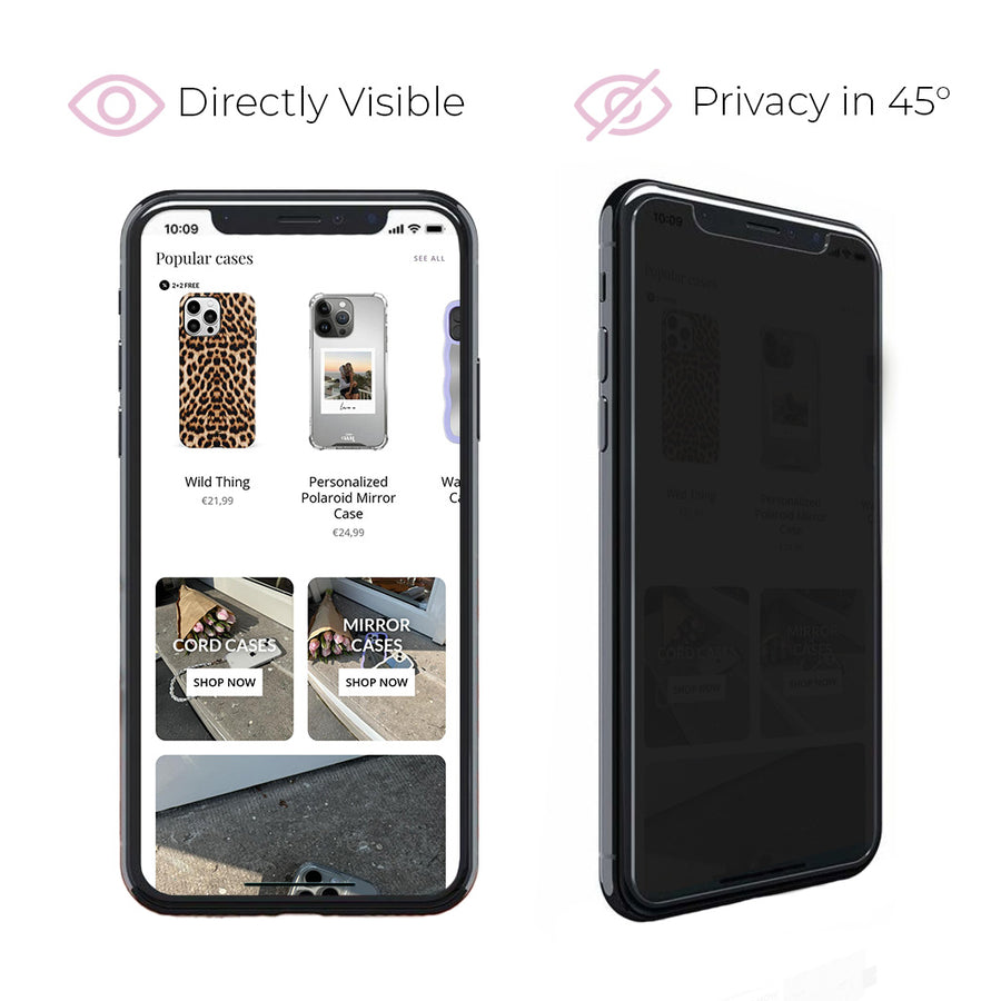 xoxo Wildhearts - iPhone Screen Protector (Privacy Glas)