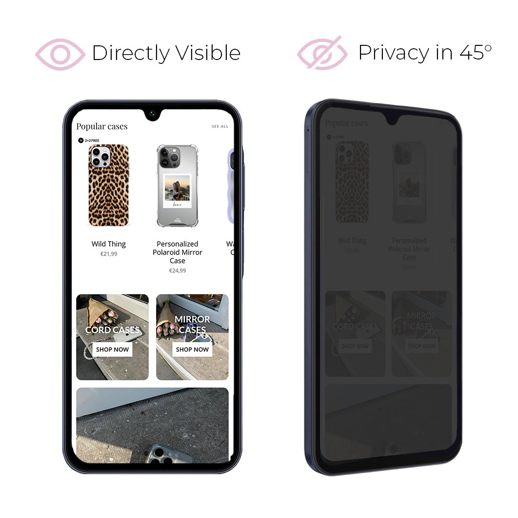 xoxo Wildhearts - Samsung Screen Protector (Privacy Glas)