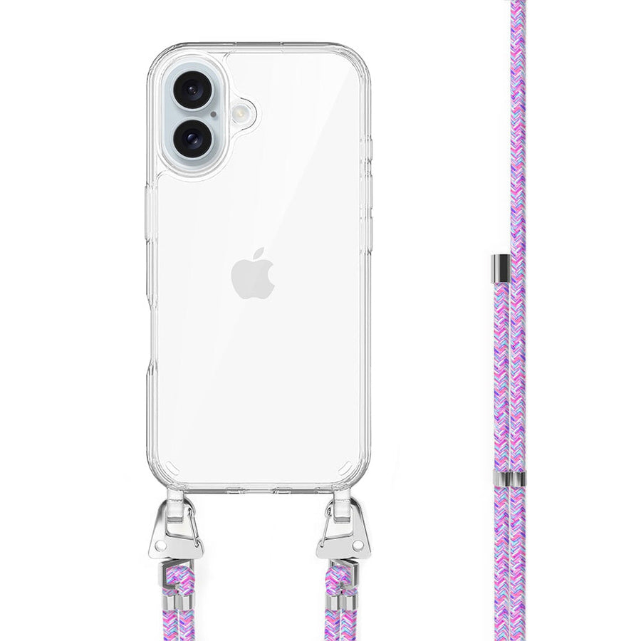 iPhone 17 - Purple Fever Transparant Cord Case
