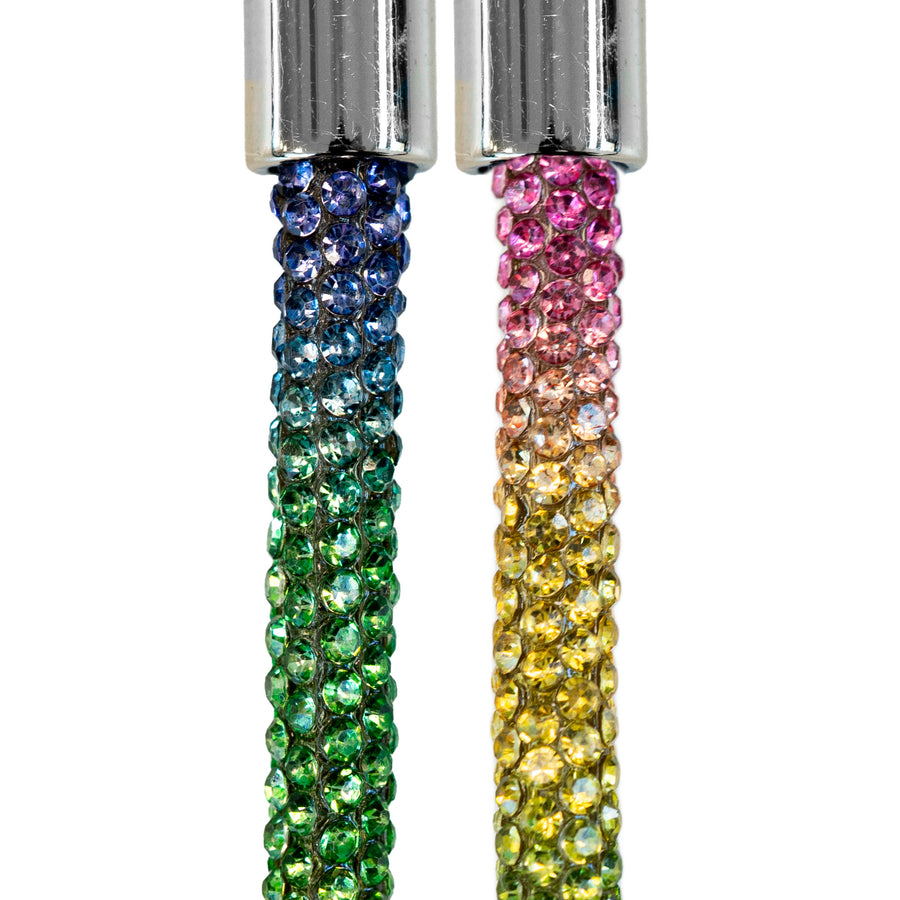 xoxo Wildhearts - iPhone 15 Pro Max - Rainbow Diamonds Transparant Cord Case