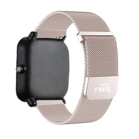 xoxo Wildhearts - Amazfit GTS 3 Milanees bandje (rosé goud)