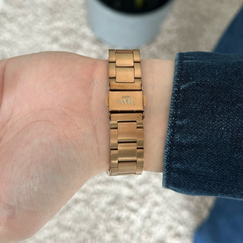 xoxo Wildhearts Apple Watch fijn stalen bandje (rosé goud) - 38/40/41/42mm