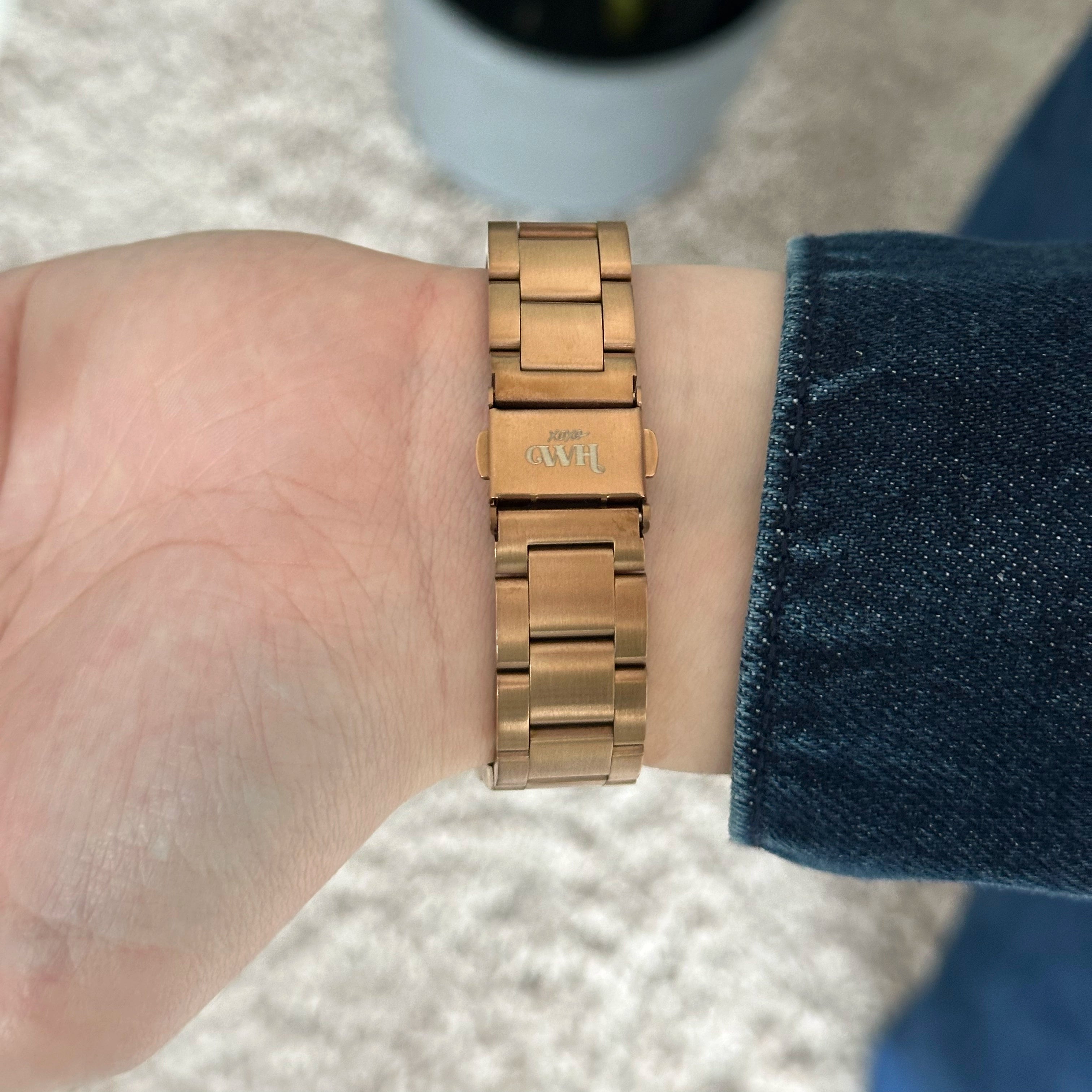 xoxo Wildhearts Apple Watch fijn stalen bandje (rosé goud) - 38/40/41/42mm