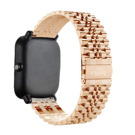 Bracelet Amazfit GTS 2 - 2e - 2 Mini acier or rose