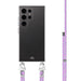 Samsung Galaxy S25 Ultra - Purple Fever Transparant Cord Case