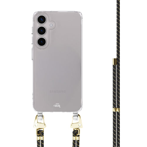 xoxo Wildhearts Samsung Galaxy S23 Plus - Gold Goddess Transparant Cord Case