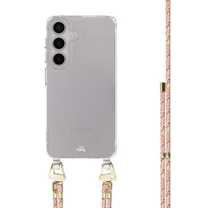 xoxo Wildhearts Samsung Galaxy S23 Plus - Rainbow Vibes Transparant Cord Case