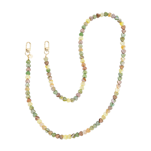 Shell Hearts - Olive - long