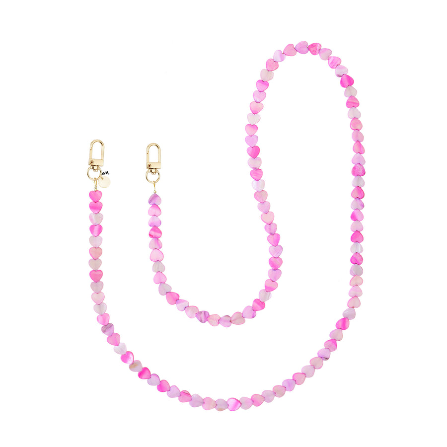 Shell Hearts - Pink & Purple - long