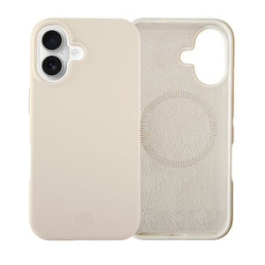 xoxo Wildhearts Shockproof silicone case MagSafe Beige - iPhone 16