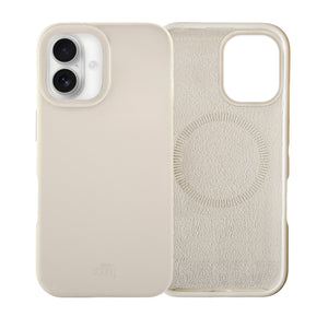 xoxo Wildhearts Shockproof silicone case MagSafe Beige - iPhone 17