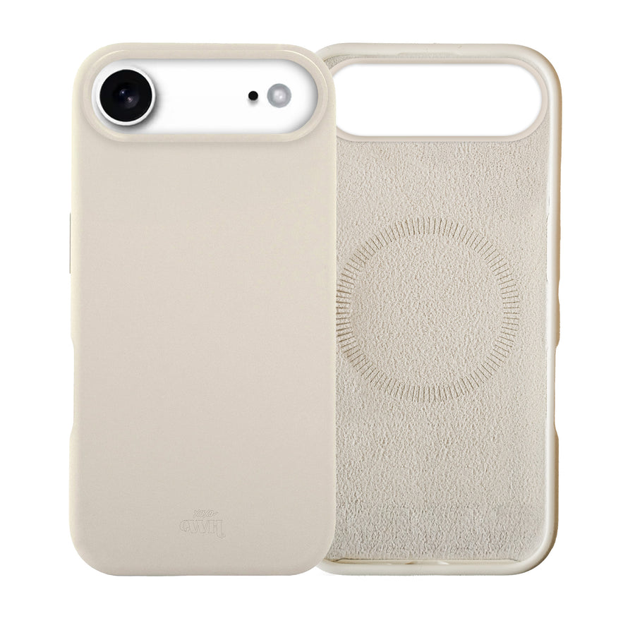 Shockproof silicone case MagSafe Beige - iPhone 17 Air