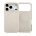 Shockproof silicone case MagSafe Beige - iPhone 17 Pro Max