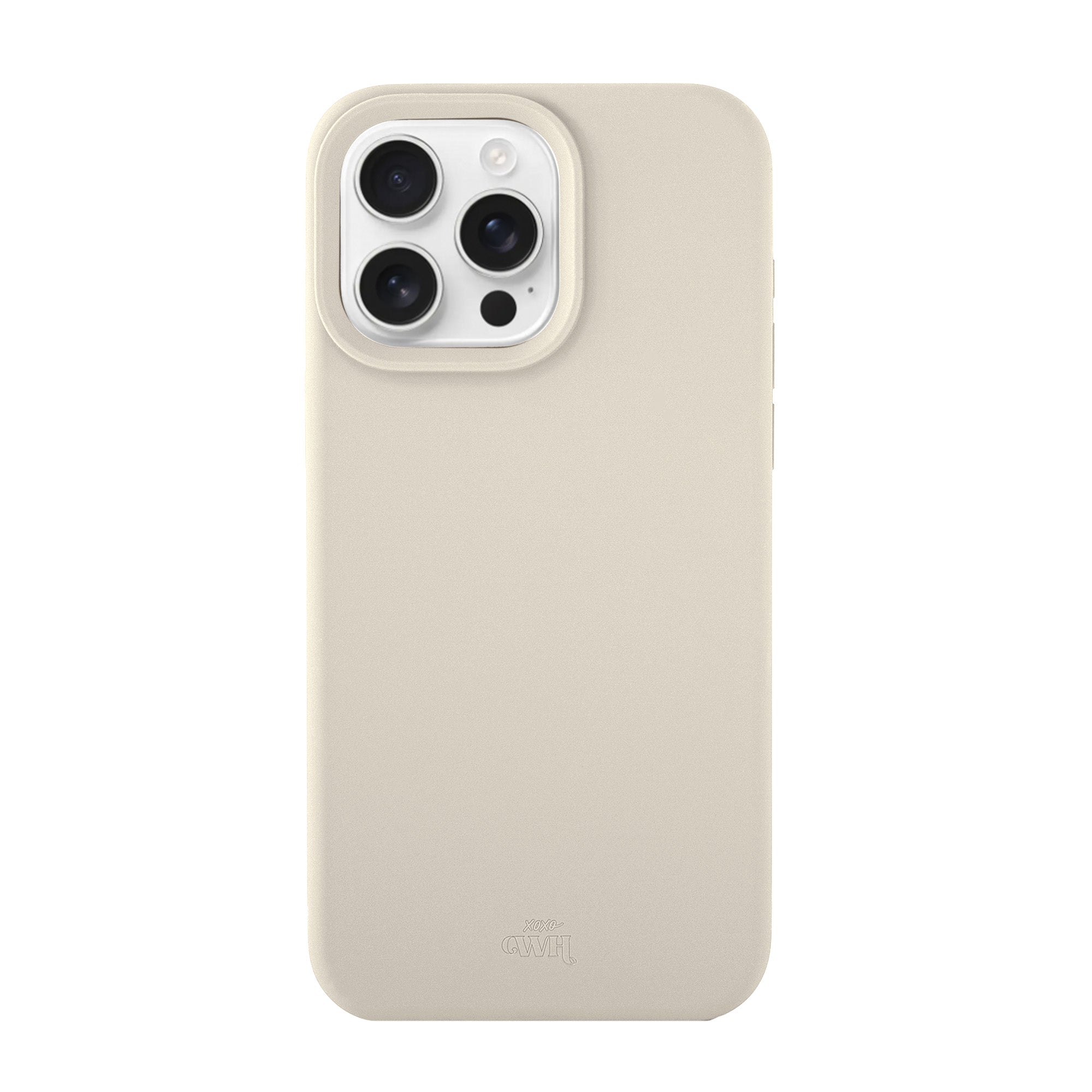 xoxo Wildhearts Shockproof silicone case Beige - iPhone 16 Pro Max