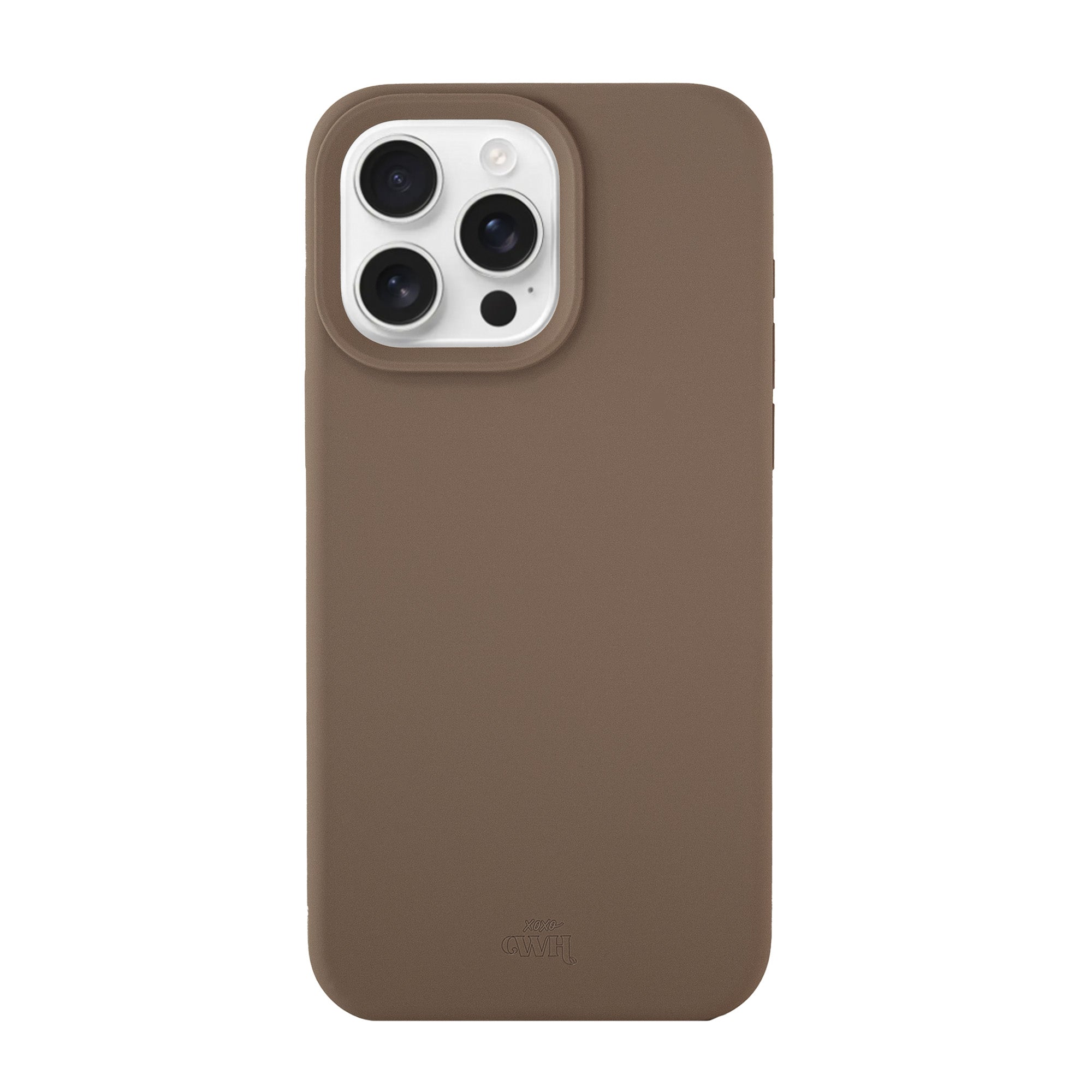 xoxo Wildhearts Shockproof silicone case Brown - iPhone 16 Pro Max