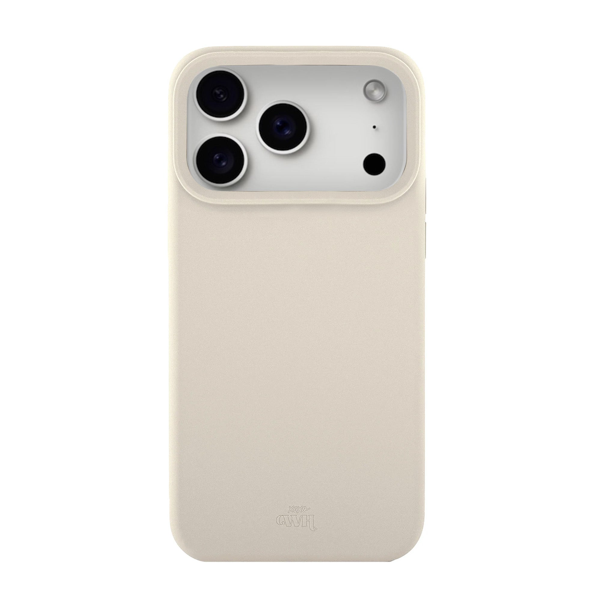 xoxo Wildhearts Shockproof Silicone Case Beige - iPhone 17 Pro Max