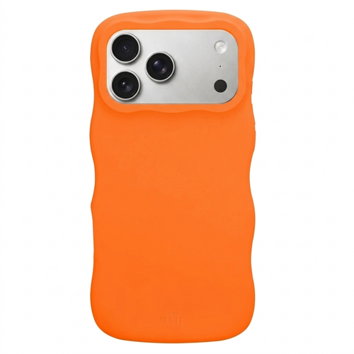 Silicone Wavy Case - Orange - iPhone 18 Pro