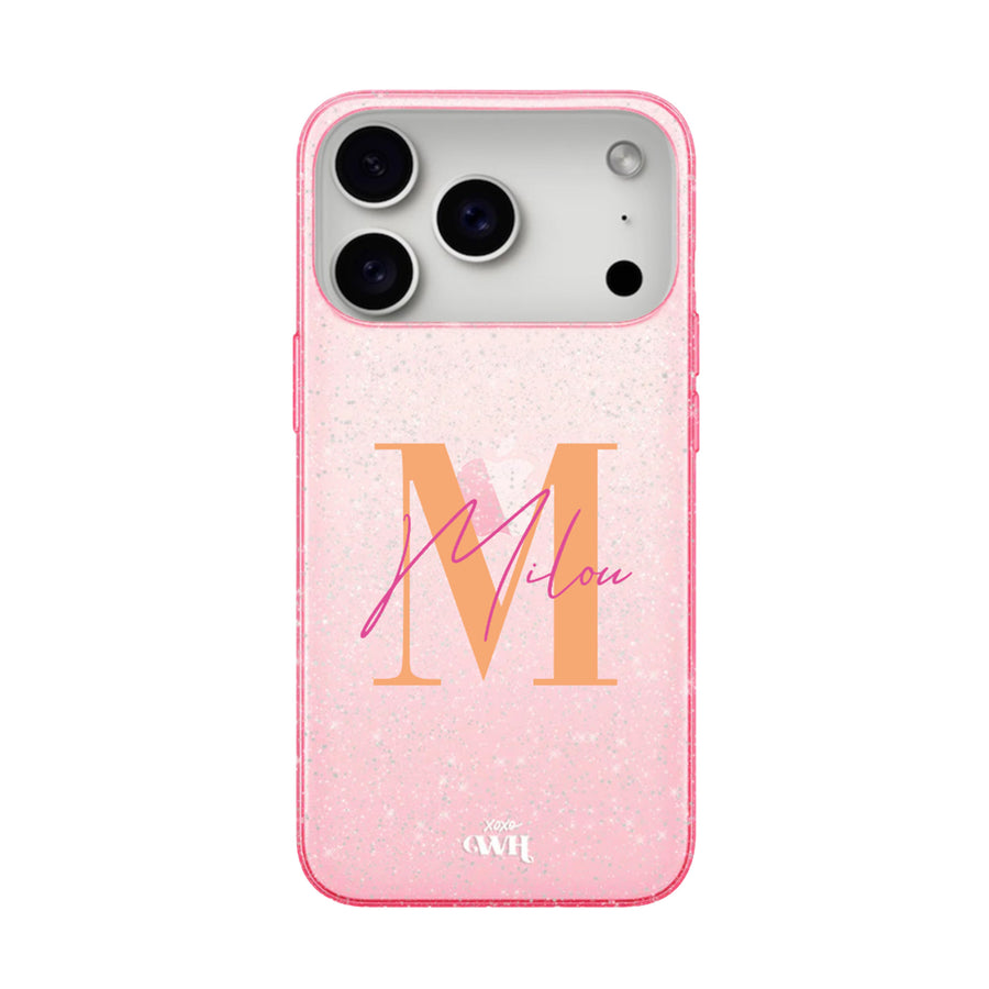 Sparkle Away Pink Personalized - iPhone 17 Pro