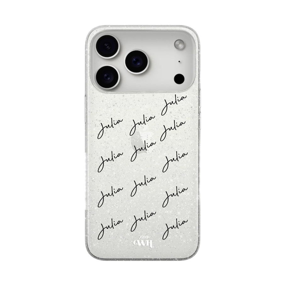 Sparkle Away Transparent Personalized - iPhone 17 Pro