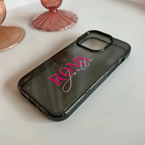 xoxo Wildhearts - Sparkle Away Black Personalized - iPhone 17 Pro Max