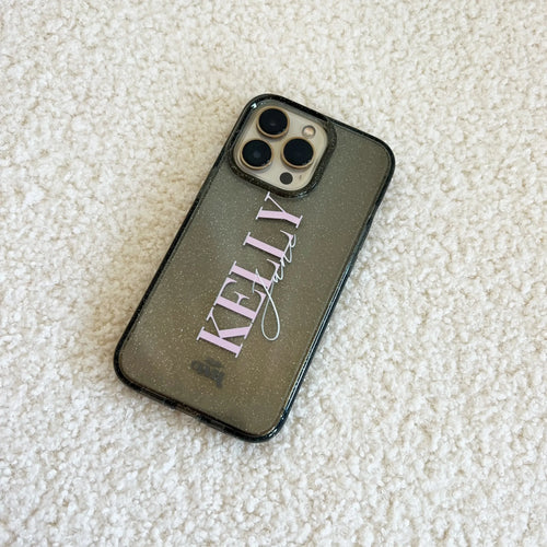 xoxo Wildhearts - Sparkle Away Black Personalized - iPhone 17 Pro Max