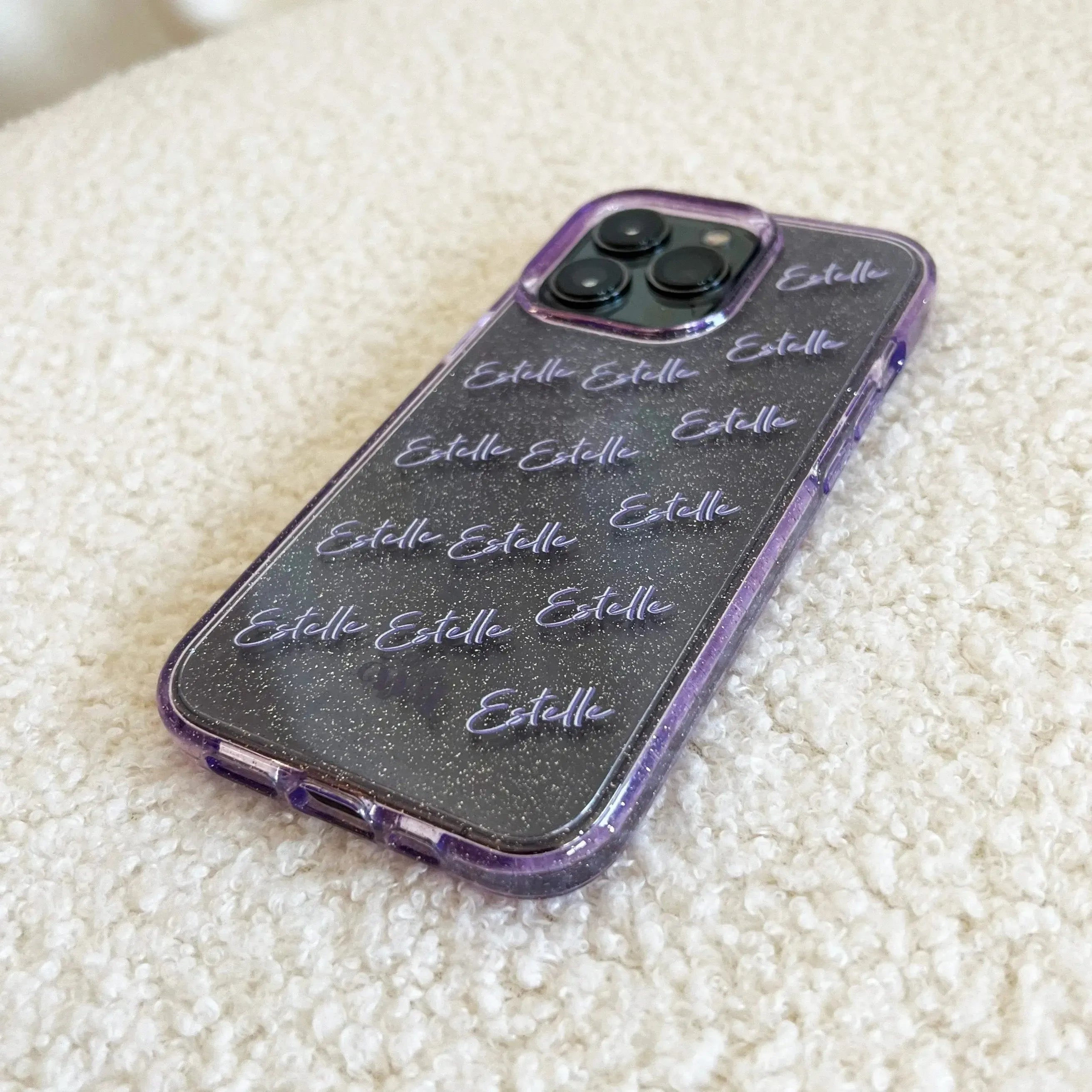 xoxo Wildhearts - Sparkle Away Purple Personalized
