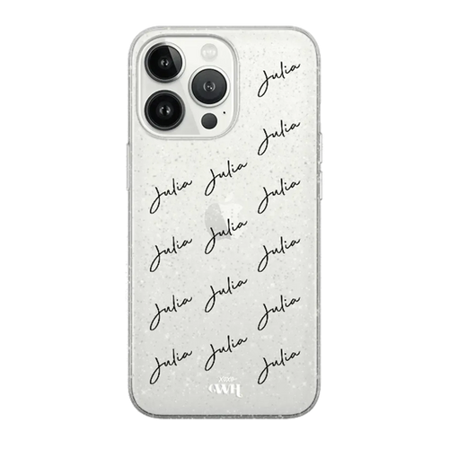 xoxo Wildhearts - Sparkle Away Transparent Personalized - iPhone 11 Pro