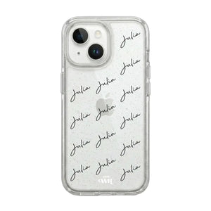xoxo Wildhearts Sparkle Away Transparent Personalized - iPhone 14