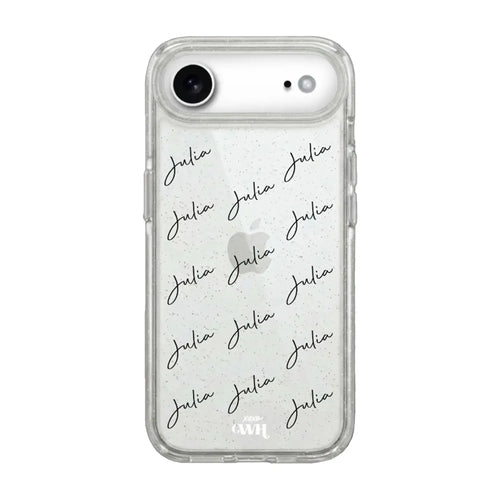 xoxo Wildhearts Sparkle Away Transparent Personalized - iPhone 17 Air