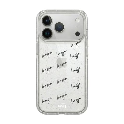 xoxo Wildhearts Sparkle Away Transparent Personalized - iPhone 17 Pro Max