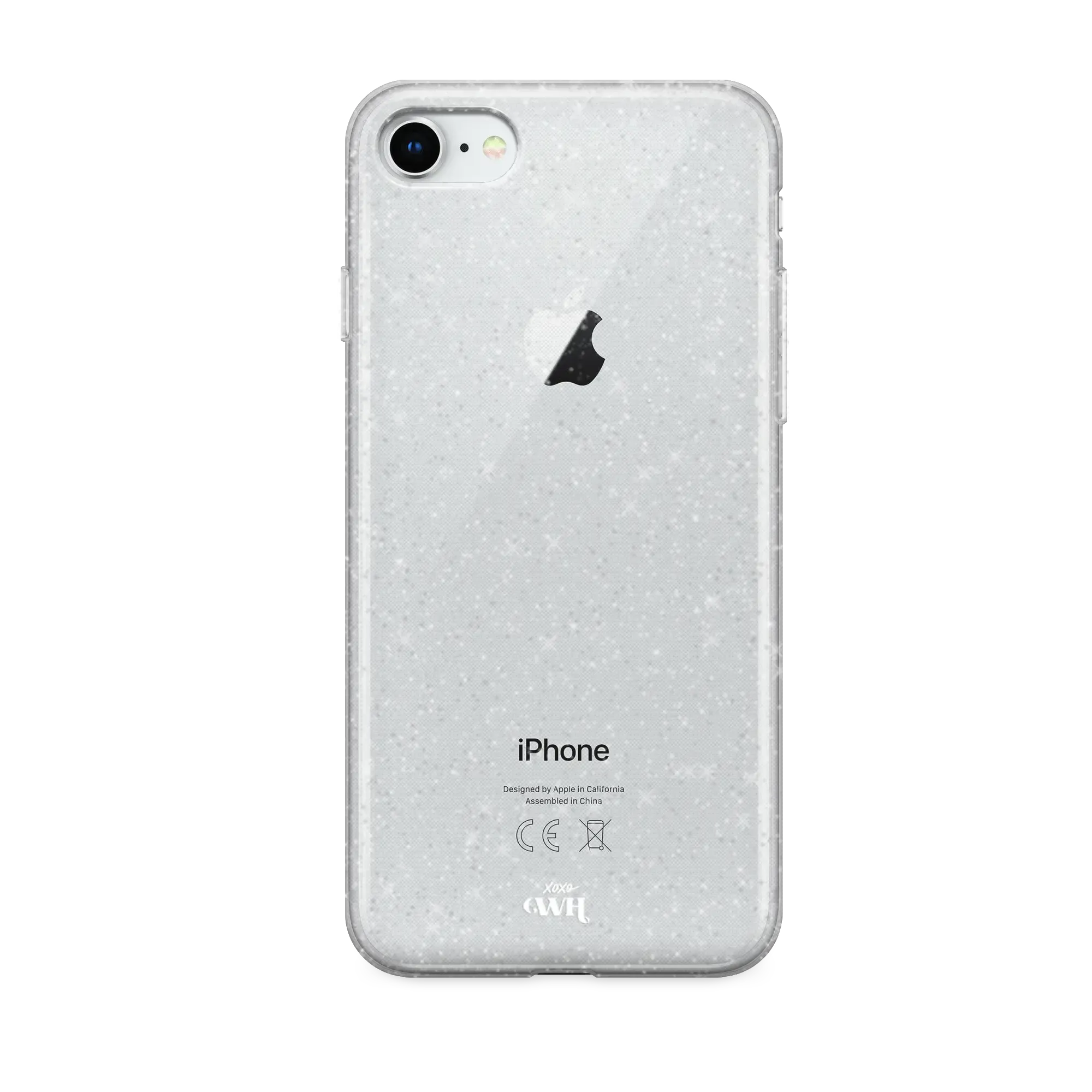 xoxo Wildhearts - Sparkle Away Transparent Personalized - iPhone 7/8/SE