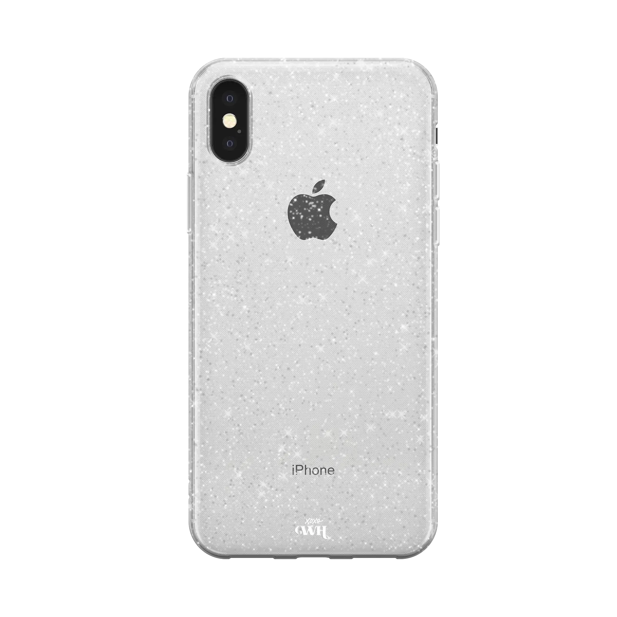 xoxo Wildhearts - Sparkle Away Transparent Personalized - iPhone X/Xs