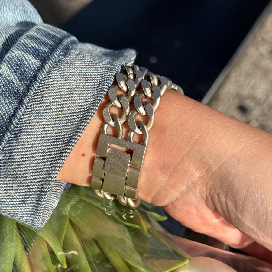 xoxo Wildhearts Apple Watch stalen bandje - Chain strap (starlight) - 38/40/41/42mm