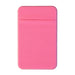 Elastic Lycra Sticker Wallet (Rose Red)