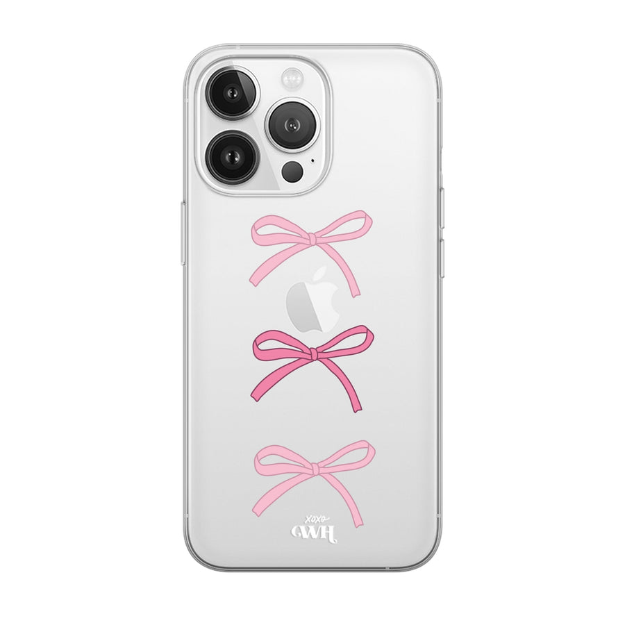 xoxo Wildhearts - iPhone 15 Pro - Bow It Up Clear Case