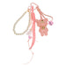 Bag Charm - Teddy Twist - Pink