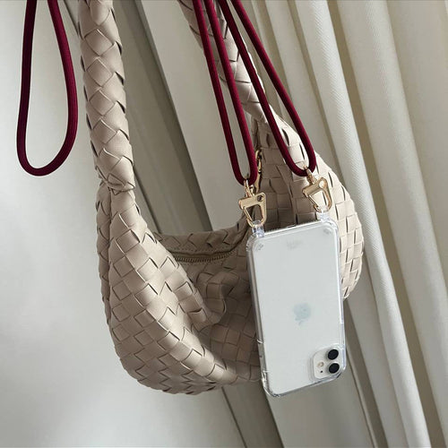 xoxo Wildhearts Samsung Galaxy S23 Ultra - Red Rules Transparant Cord Case